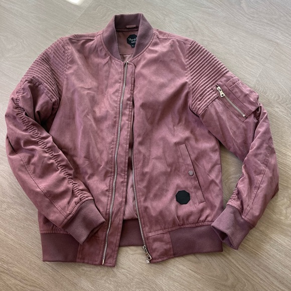 Forever 21 Jackets & Coats Mens Faux Suede Bomber Jacket Poshmark